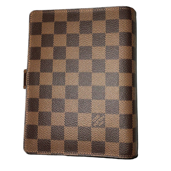 Louis Vuitton Damier Ebene Medium MM Ring Agenda Cover - Picture 2 of 16